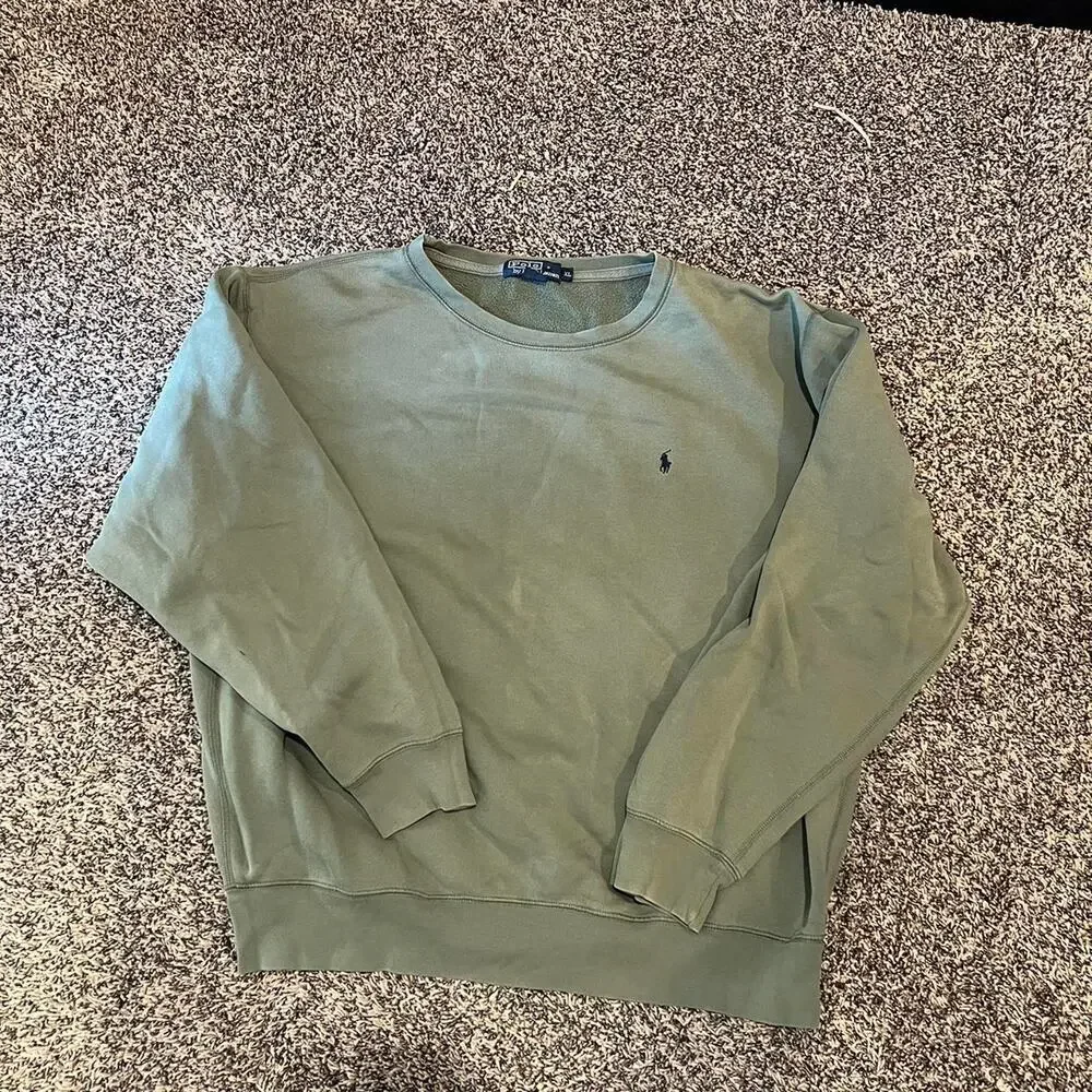 Ralph lauren green oversized crewneck